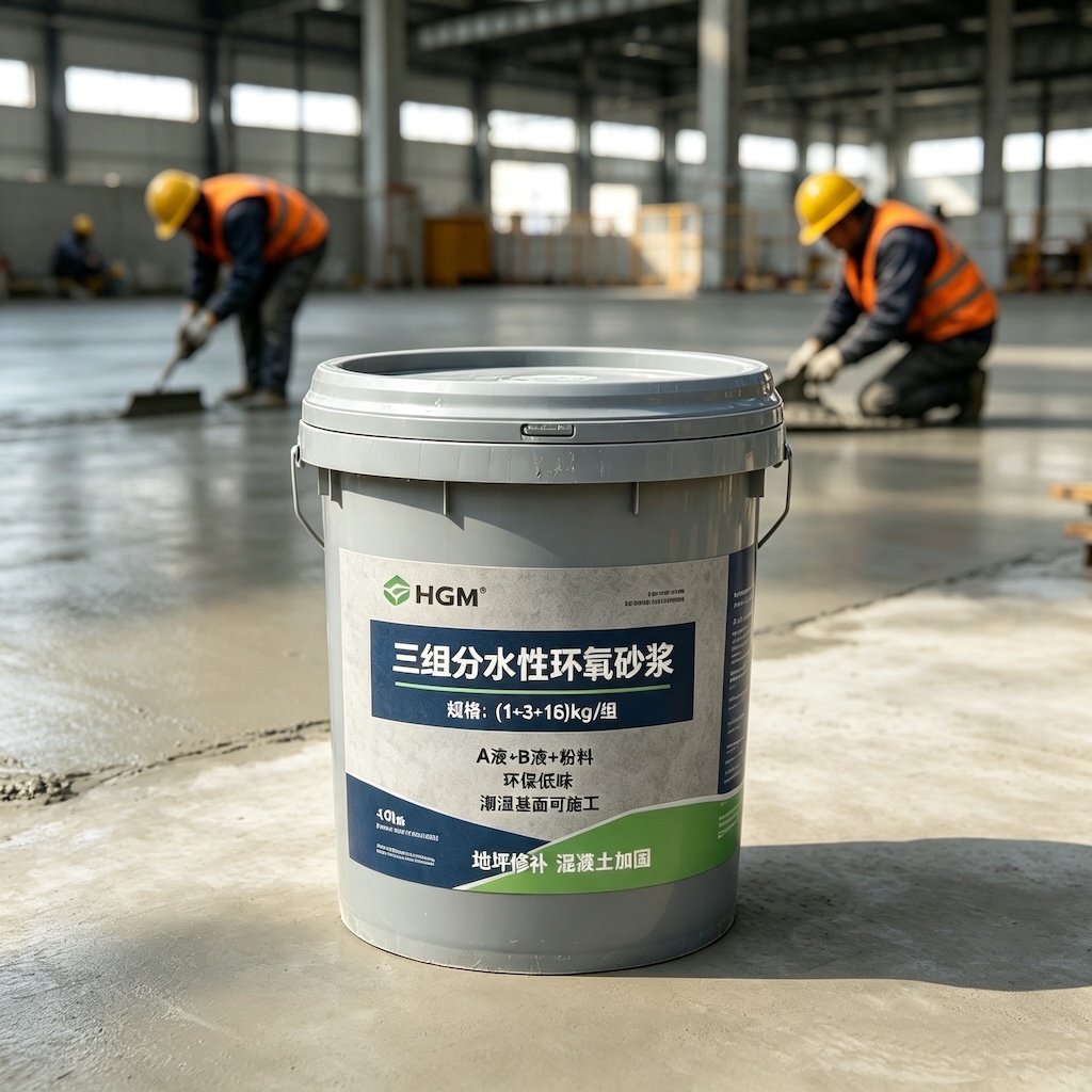 长汀三组份水性环氧砂浆